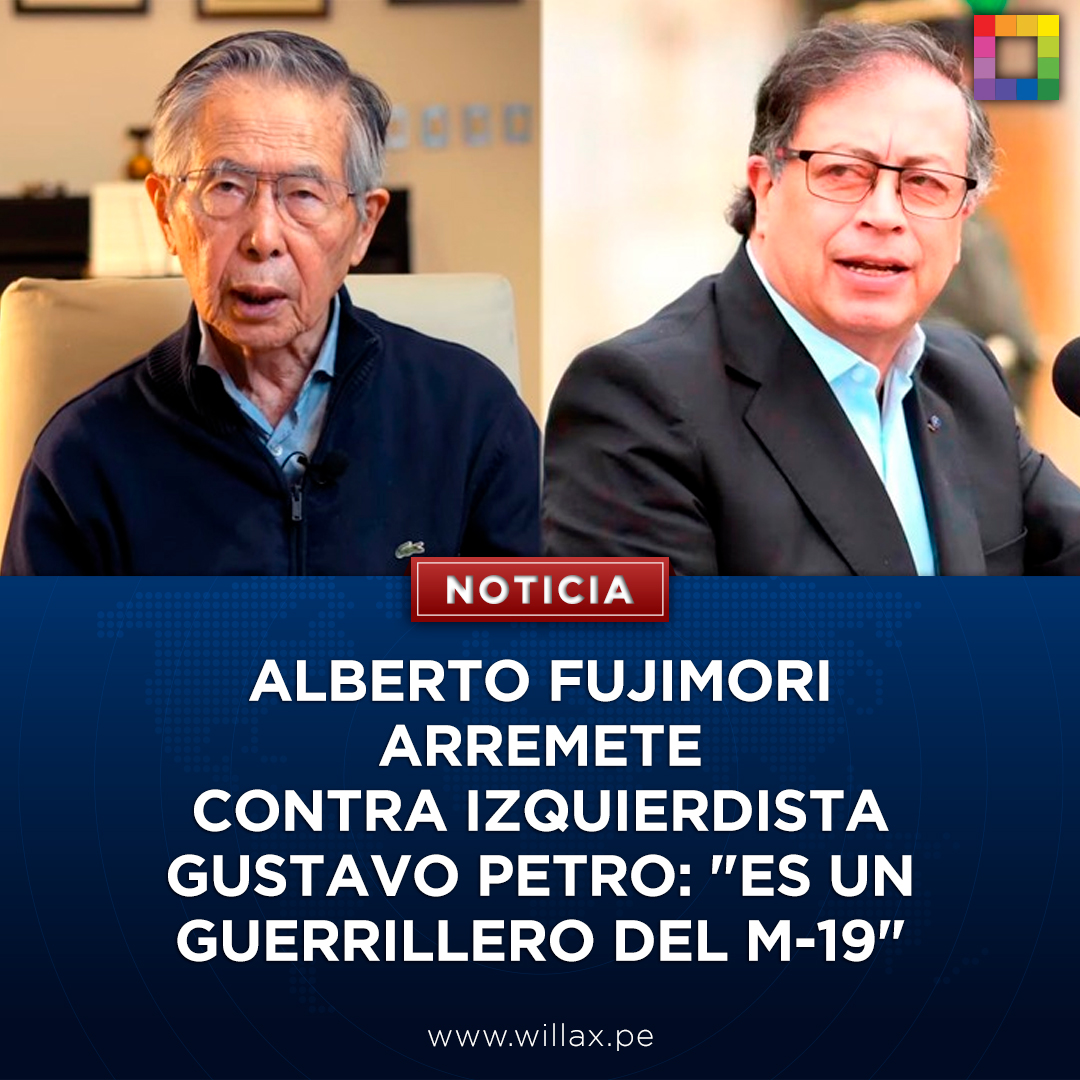 #Noticia | El expresidente Alberto Fujimori, quien recuperó su libertad gracias a un fallo del Tribunal Constitucional (TC), arremetió contra el mandatario de Colombia, el izquierdista Gustavo Petro.
Lee más aquí 👉 bit.ly/4b3OdsP