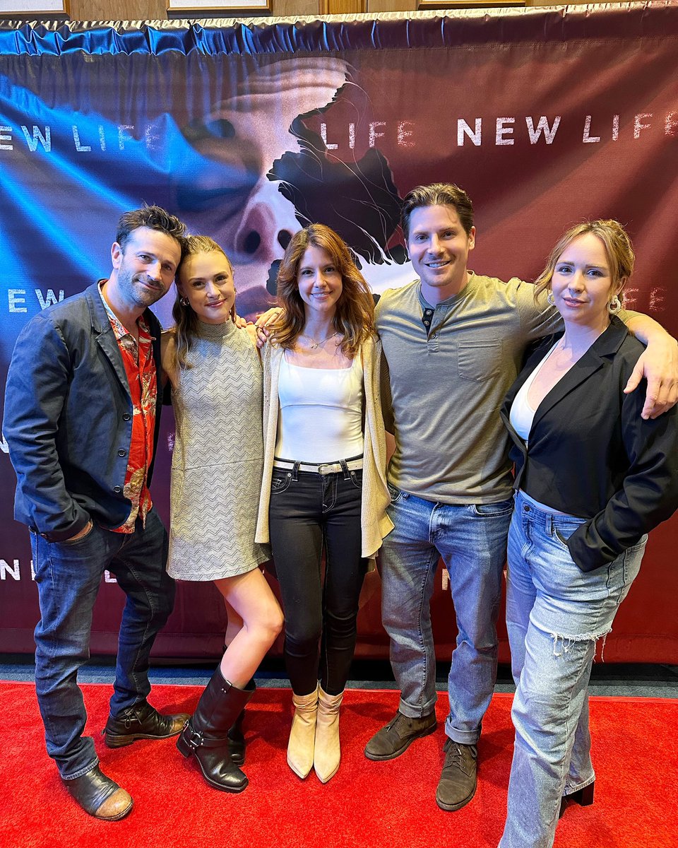 SO PROUD OF OUR GIRL @HayleyErin at the premiere of her new movie NEW LIFE! In theaters and streaming everywhere this Friday May 3rd!! It’s a wild one! Watch it! She crushes this one! #newlife