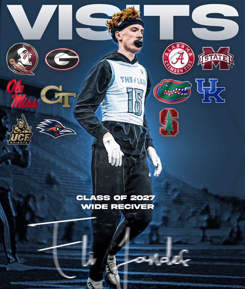 Extremely grateful for the opportunity to showcase my talents and learn more about each individual program. Still adding more to the list. #AGTG @BHoward_11 @Rivals @247Sports @on3sports @cywoodsfb212 @314Graphics @CoachWiesmann @CyWoodsFB212