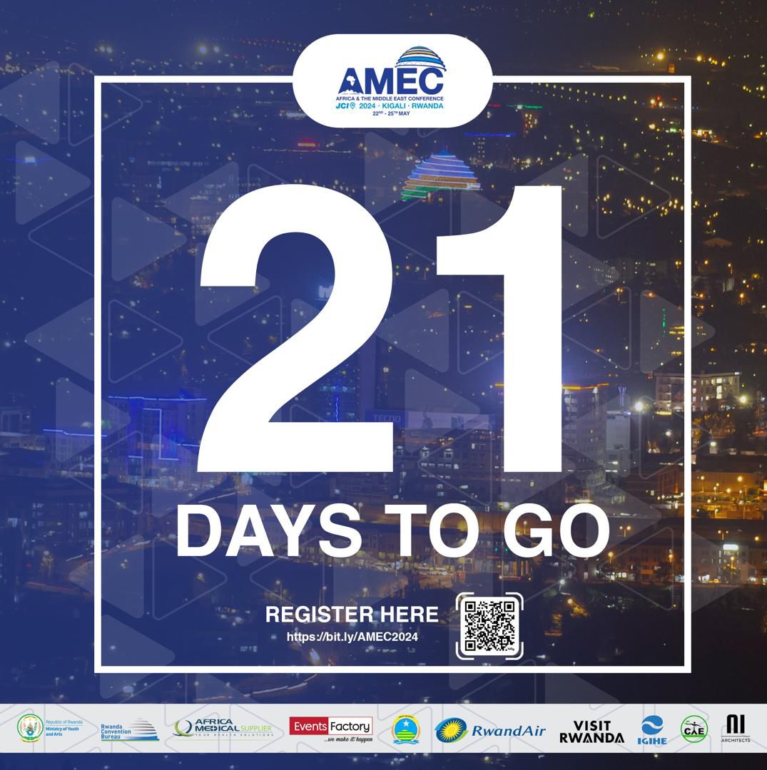 🚀 The official countdown begins NOW! With just 21 days left, anticipation is mounting for an unforgettable experience. #AMEC2024 

#jci #jcileaders #letsmakeadifference