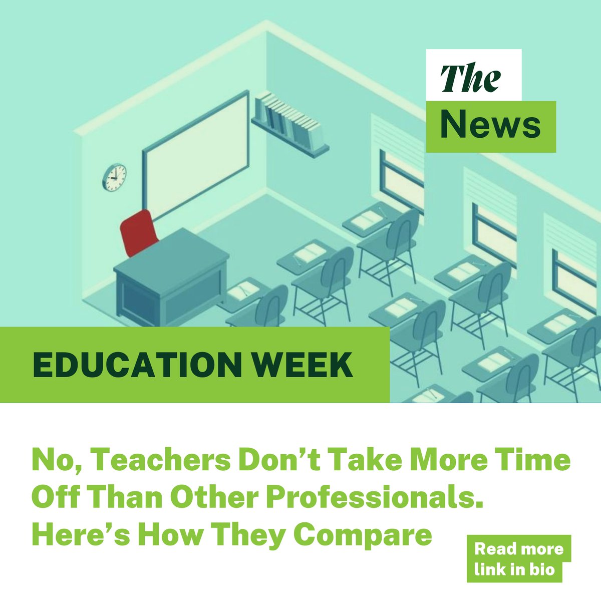 New research reveals that teachers aren't absent more than other professionals. 🍎💼 Dive into the data comparing teacher absences to similar jobs and debunk the common misconception. #TeacherAbsences #EducationResearch #UrbanCollaborativeASU

Read more: edweek.org/teaching-learn…