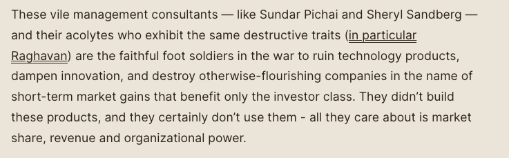 I am serious - managers and management consultants are destroying the tech industry. wheresyoured.at/managing-up/