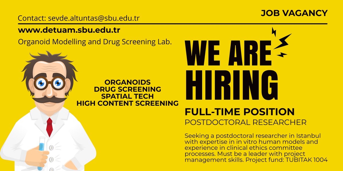 SevdeAltuntas's tweet image. 📢📢📢 Open Post-doc position #AltuntasLab RT please🙏