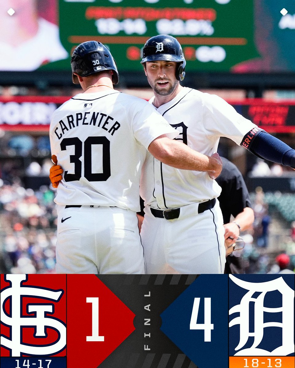 The @Tigers take the series finale against the Cardinals!