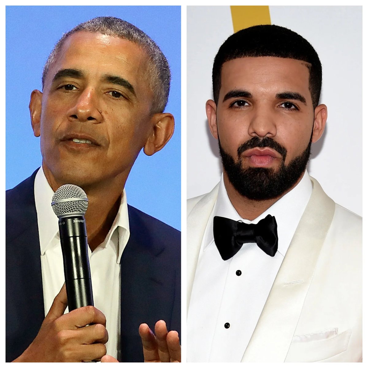 One is black & one is white(since Dot & Ross said) but y’all pick & choose who is black & who is white… y’all selective outrage, debates, etc when it’s in y’all favor 😭😭😭 #MyPresident #isBLACK #so #is #Drake