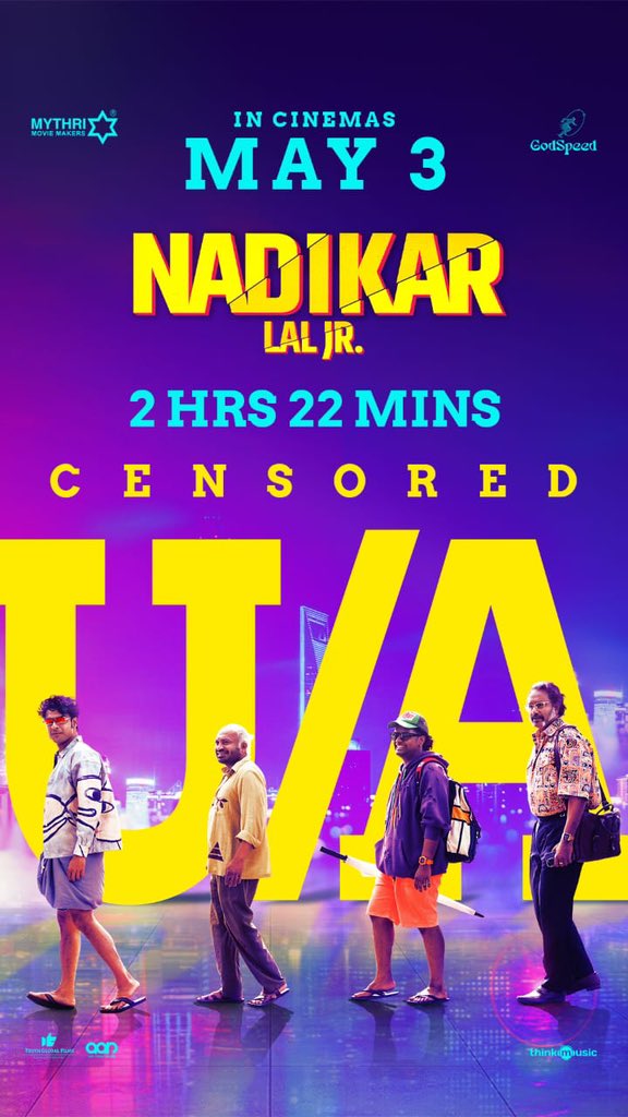 #Nadikar censored U/A !! In cinemas May 3rd! @ttovino