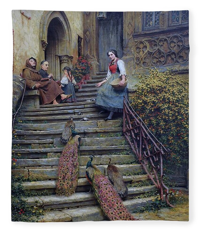 ARTHUR WASSE Pintor Británico 1854-1930 Óleo s/ Lienzo - 180,5 x 114 cm 'Mañana de Domingo' - 1880