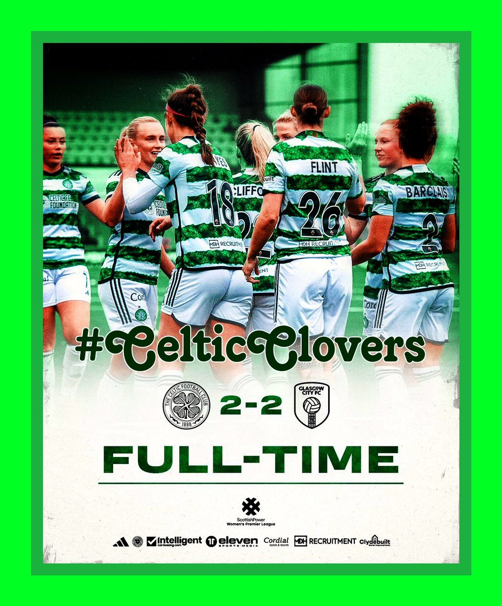 It finishes all square at the Excelsior Stadium ⚖️ 

🟢2⃣-2⃣🟠
#CELCIT | #SWPL | #COYGIG🍀 #CelticClovers 🍀🍀