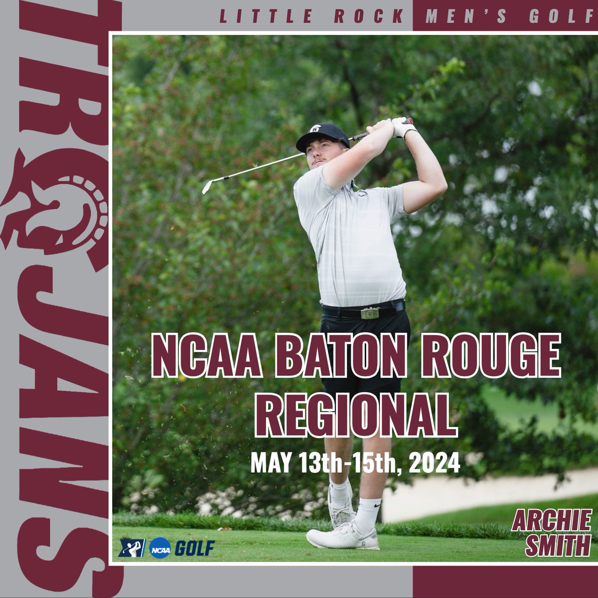 HE IS IN! Baton Rouge Bound for Archie Smith!

#LittleRocksTeam #NCAAGolf