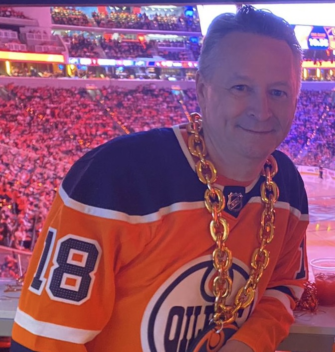 It's my 63rd birthday today, so I'm predicting a 6-3 win for the Oilers tonight! And yes, I will be at the game! #LetsGoOilers