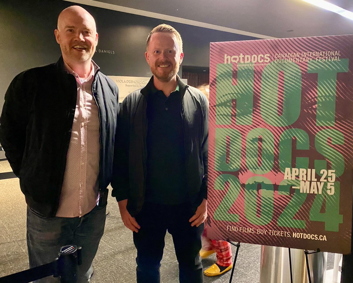 What a wonderful 🇮🇪 Irish film!  A real pleasure to attend #HotDocs last night to see 'So This is Christmas' directed by the brilliant Ken Wardrop. A very entertaining Q&A followed. Defintiely not to be missed!

#IrishFilm #IrelandinToronto