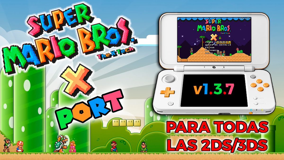 LopezTutoriales's tweet image. ¡Port Super Mario Bros X TheXTech para TODAS LAS 2DS/3DS! ¿Quieres tenerlo en tu consola?
Te dejo el tutorial aquí 👇🏻
youtu.be/6D7-scpWCa8
¡Saludos mis queridos cracks! ✌🏻😁👍🏻
#LopezTuroriales #SMBX #TheXTech #3DS #Port