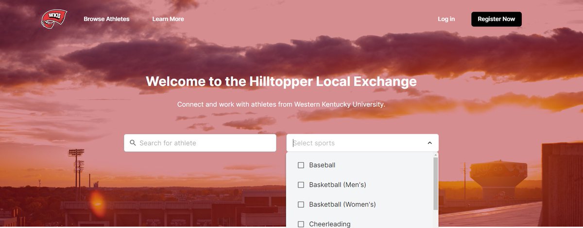 The Hilltopper Local Exchange is NEW and our Student-Athletes are ready to WORK! If you are interested in registering your business, please visit here: lnkd.in/dYB3Ew3k There has never been a better time to hire a @WKUSports student-athlete for NIL opportunities!