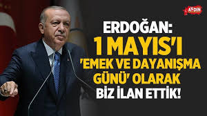 AliDag57978059's tweet photo. Erdoğan: 1 Mayıs'ı 'Emek ve Dayanışma Günü' olarak biz ilan ettik! 🤔

https://t.co/PBbk9Zkvm9 https://t.co/XVpFhwozfl