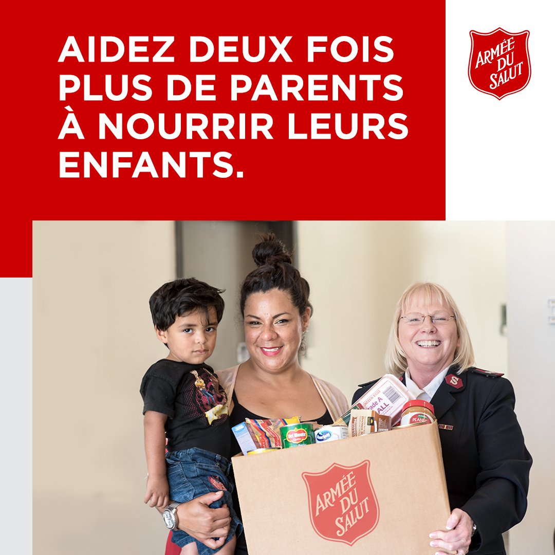 L'insécurité alimentaire est un problème croissant au Québec. Votre contribution, quel que soit son montant, permettra de fournir de la nourriture et du soutien essentiels à DEUX FOIS plus de familles qui doivent choisir entre nourrir leurs enfants et payer leurs factures.