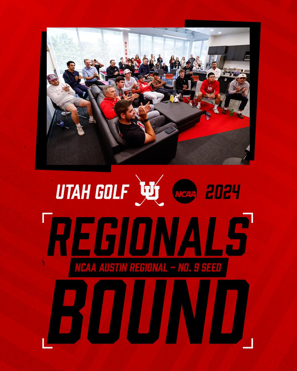 𝐓𝐡𝐞 𝐔𝐭𝐞𝐬 𝐚𝐫𝐞 𝐡𝐞𝐚𝐝𝐢𝐧𝐠 𝐛𝐚𝐜𝐤 𝐭𝐨 𝐍𝐂𝐀𝐀 𝐑𝐞𝐠𝐢𝐨𝐧𝐚𝐥𝐬! Utah earns a No. 9 seed in Austin, their third trip regionals in the last four seasons! #GoUtes