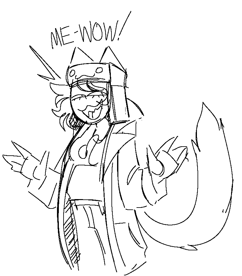 nepeta i doodled in a magma i was in