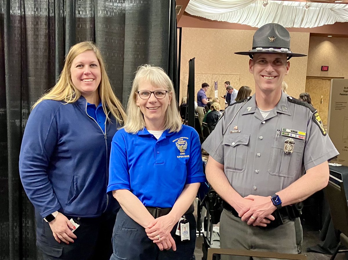 🚨HAPPENING NOW: Troopers and dispatchers are at the @toledonews Education and Job Fair in Maumee. Stop by The Pinnacle and learn how you can #JoinOSHP! If you can’t make it, you can always find more information at statepatrol.ohio.gov/recruitment-an….