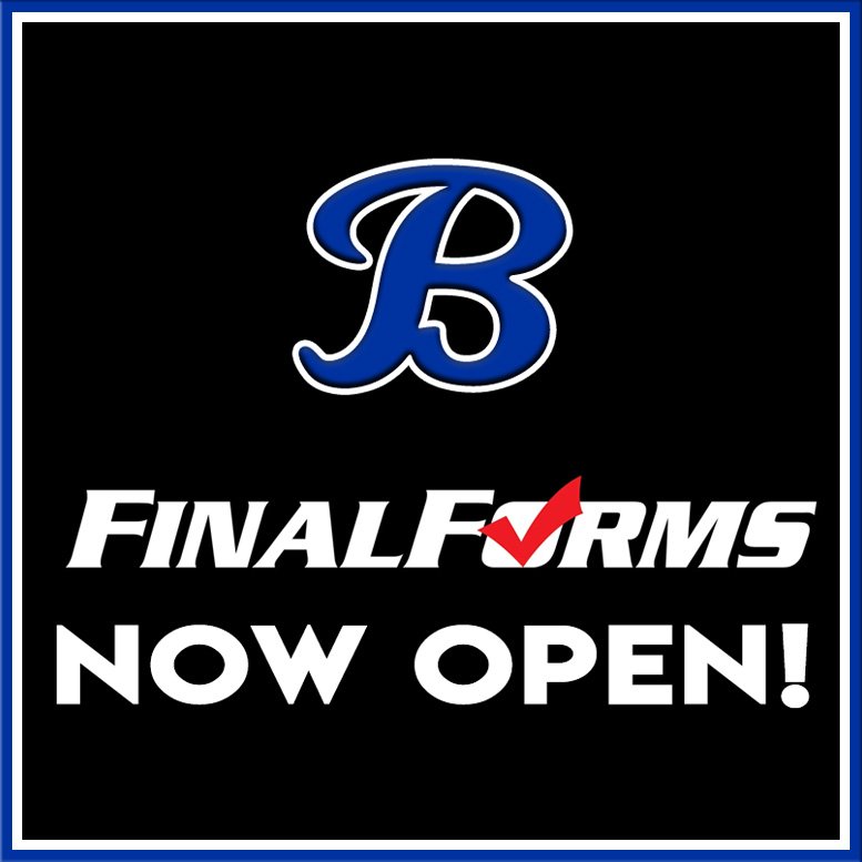 FinalForms is now open! Please make sure your athlete is GREEN in FinalForms. Red means your athlete is unable to participate in practice. ​Start by selecting the 2024/2025 Calendar, then sign up for 'BHS Summer Football' and 'BHS Fall Football'. Link: northshore-wa.finalforms.com