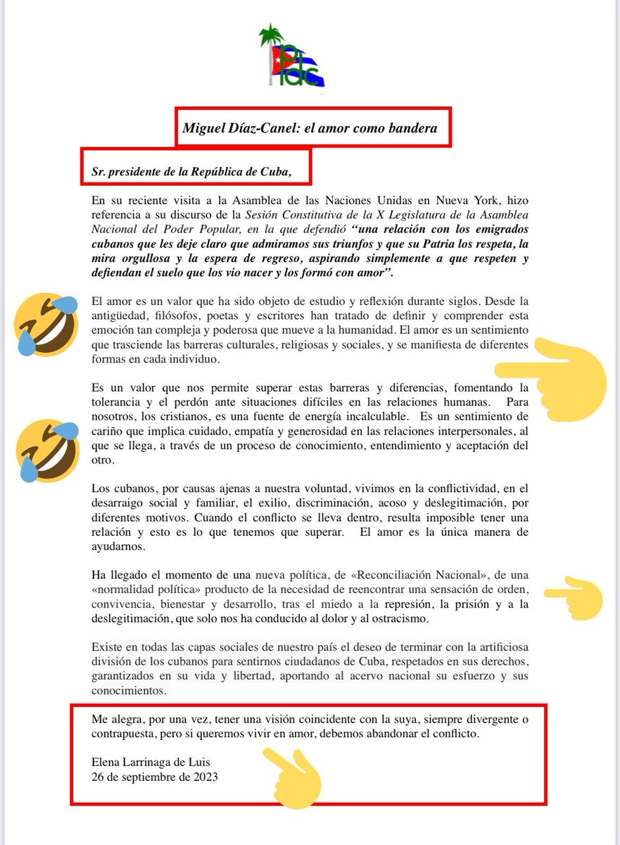 @LazoParodia José venera a Fidel,
con su Toque fabricado,
Elena corteja a Canel,
está puesta pal Singa0.🤣