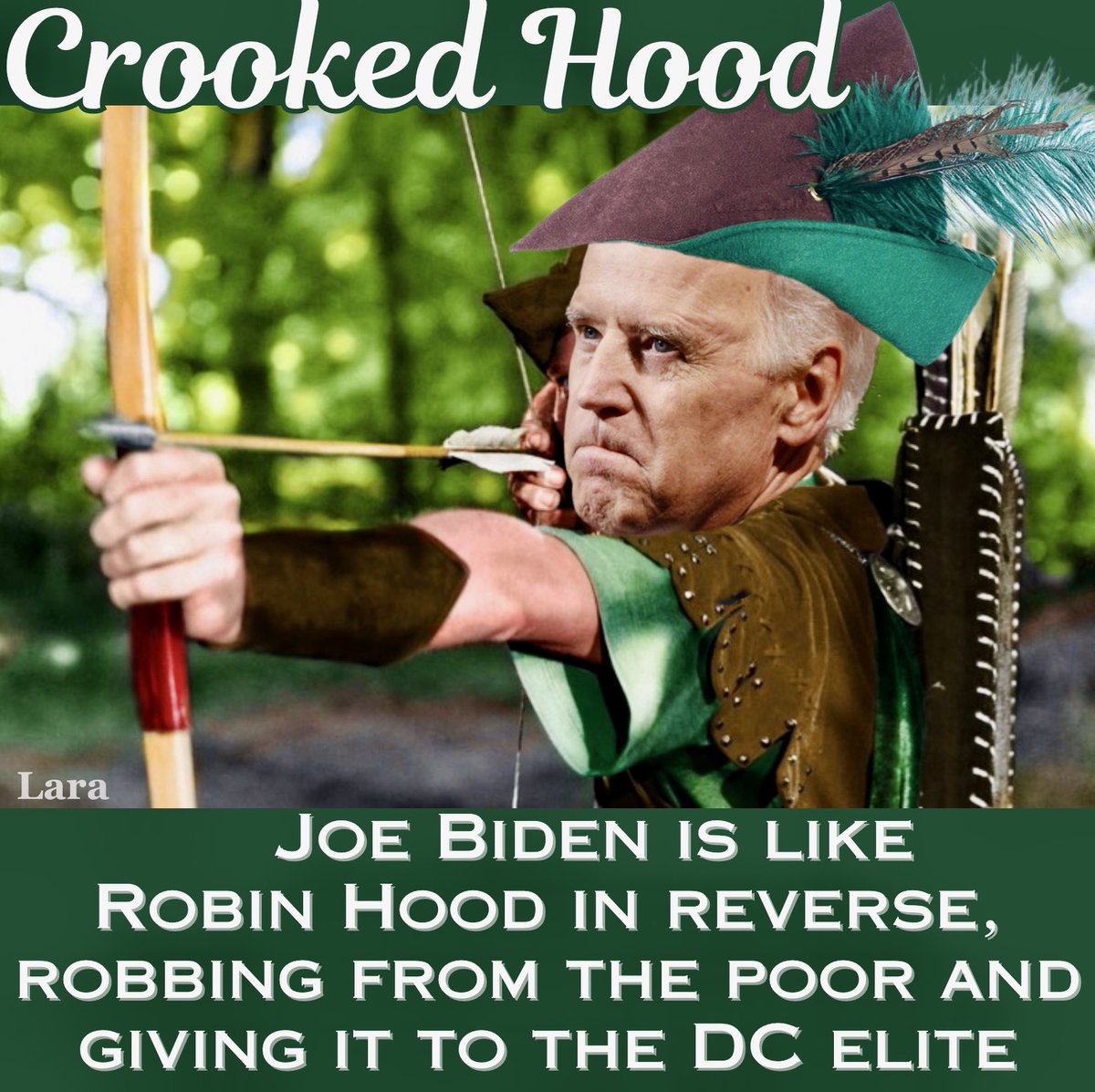 Let’s call him Crooked Hood! 🤣💯🎯
#CrookedJoeBiden