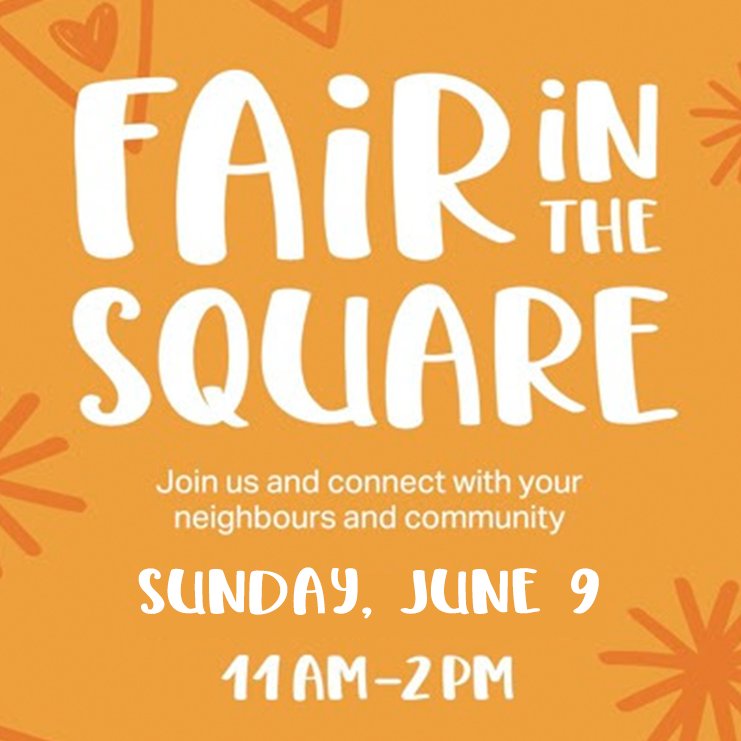SAVE THE DATE: Sunday June 9, 2024
We’re excited to once again co-host Fair in the Square with <a href="/myVCC/">VCC</a>. We can’t wait to join our many passionate neighbours, volunteers, community partners, artists and all others who cherish this very special annual event. centralcityfoundation.ca/.../fair-in-th…