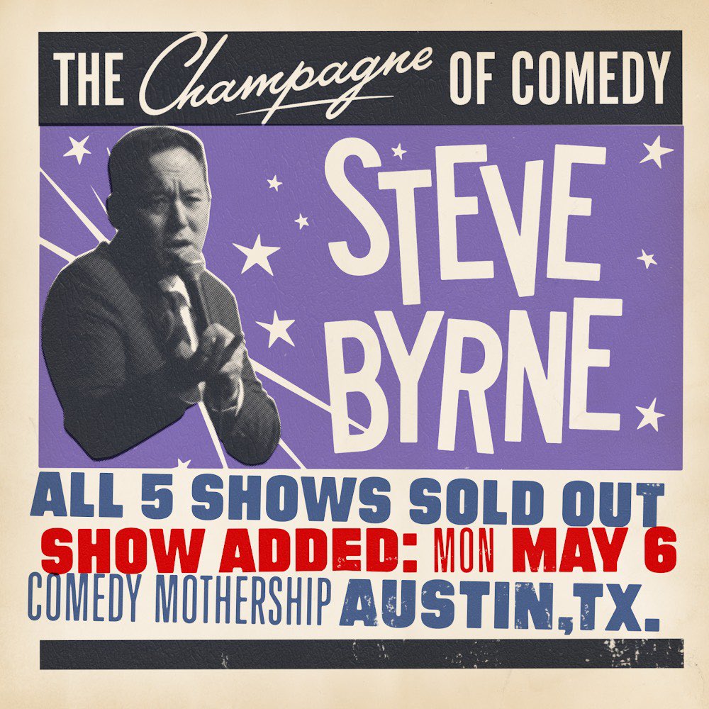 AUSTIN TX, all shows Sold Out @comedymothrship so adding another show Monday. TICKETS: punchup.live/show/8e315690-…