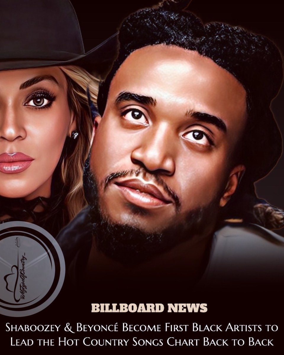 @shaboozey replaces @beyonce at number one & Becomes First Black Artists to Lead the Hot Country Songs Chart Back-to-Back! 

#countrymusic #historymakers #backtoback