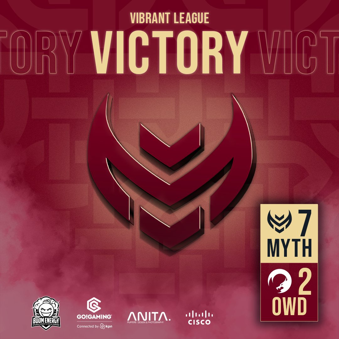 We take the victory over @OwnedEsport in the @VIBRANT_League GG! Our team put on a good performance today ⚔️We can't wait for the next battle @Raastin1 @actuallyCoded @BlizzxrdR6 @NebsyR6 @R6S_Evan @swisswga @Den_R6
