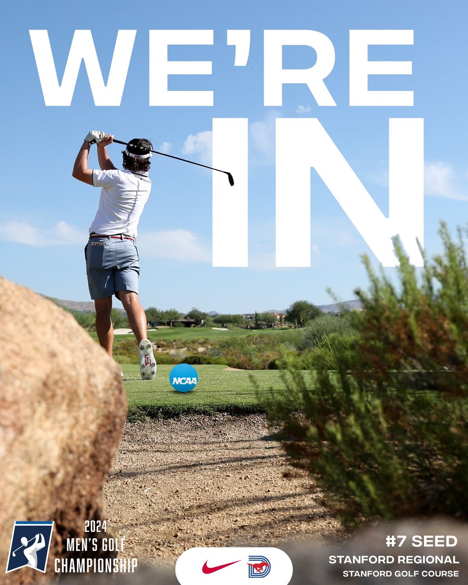 We’re In! The Mustangs are bound for California where they are the 7th seed in the Stanford Regional #PonyUp