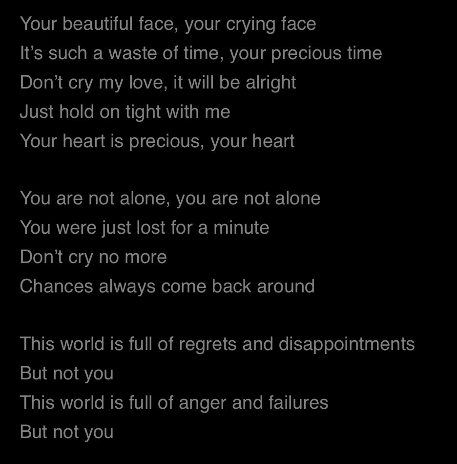 #TAVQOTD what song(s) do you associate with you tav/durge and their LI? falling away with you by muse and i am not alone by sori bc i love the hurt/comfort and angst