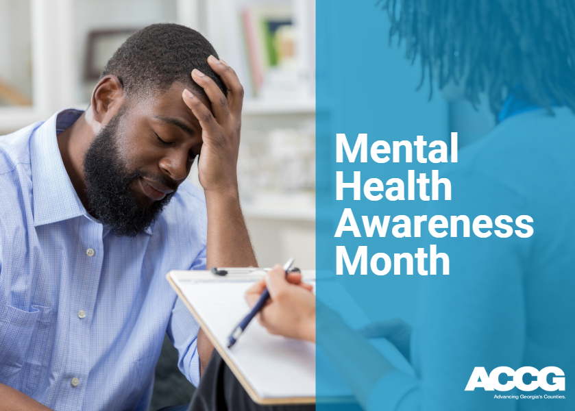 Mental health is a growing concern across Georgia's 159 counties. This month, join us as we highlight how counties tackle the crisis and learn steps to enhance mental well-being as a county official. #MentalHealthAwarenessMonth #GACounty