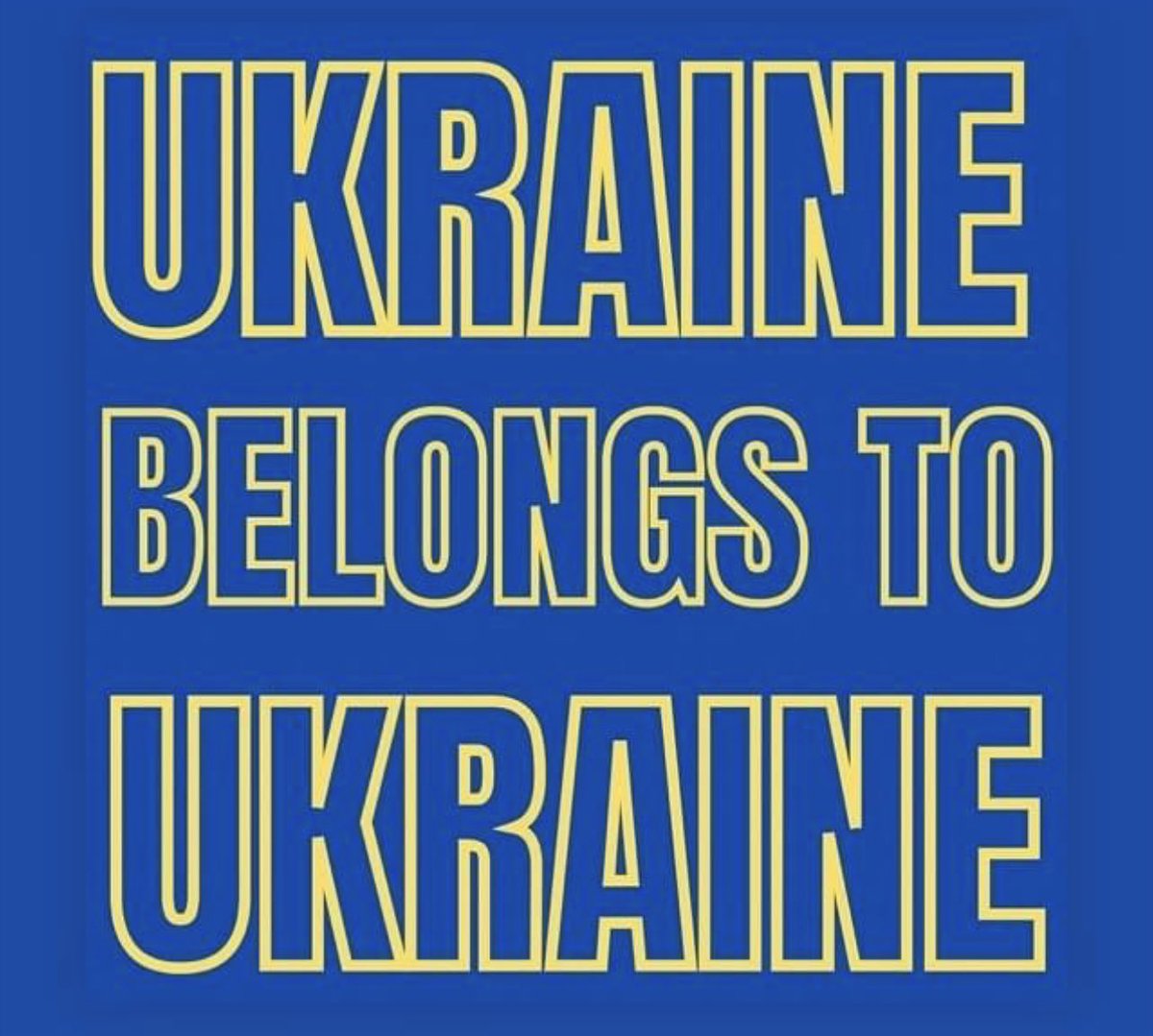 Tweet your support for Ukraine each day. It matters! 💙💛💛