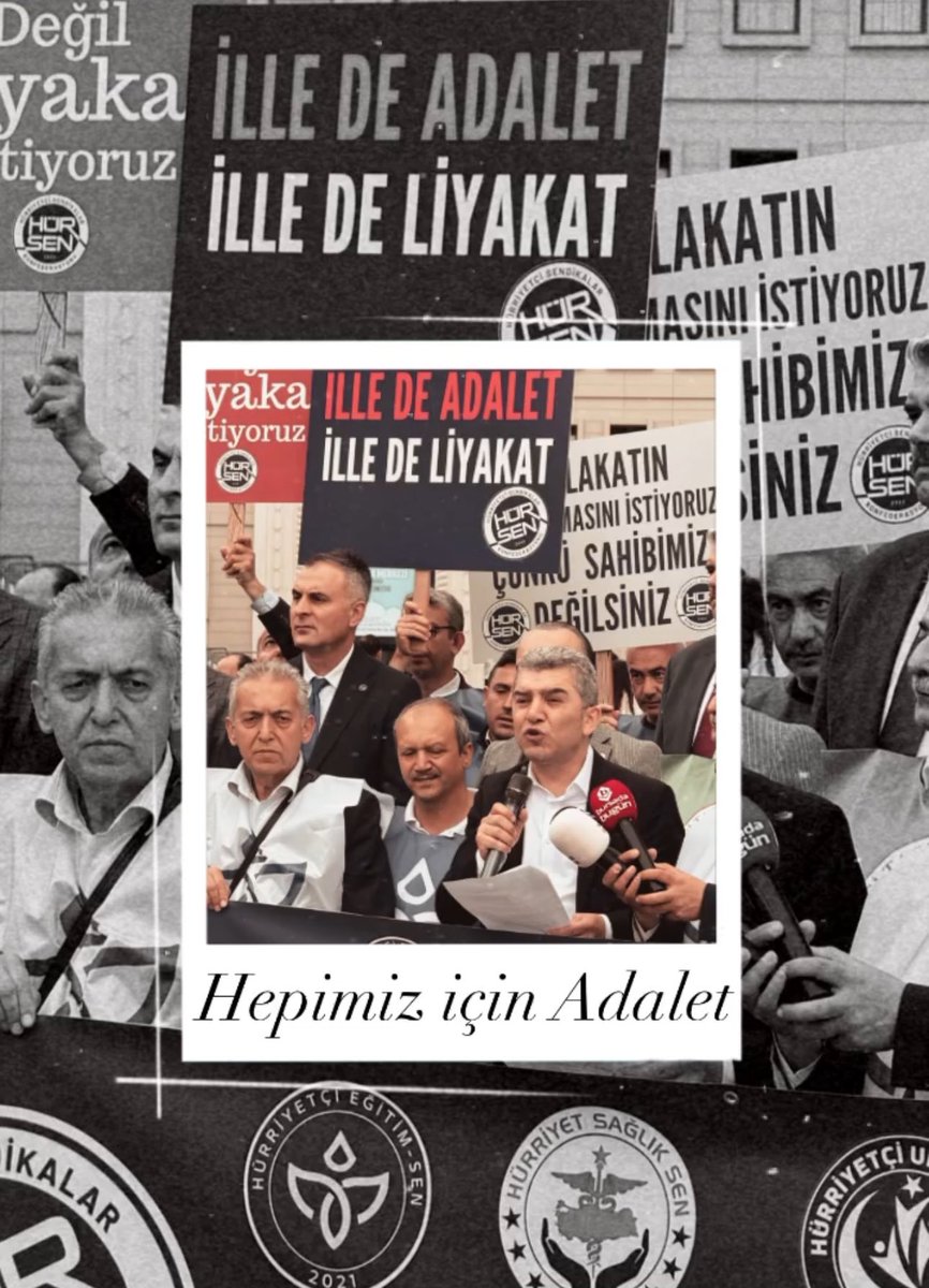 ADALET ve LİYAKAT 
istiyoruz şu üç günlük dünyada… 
Sokak ortasında vurulan canlar için,
Dilendirilen çocuklar için,
Ataması yapılmayan öğretmenler için,
Deprem şehitleri için,
Emekliler için….
Biz sadece ADALET istiyoruz…
Aydınlık bir gelecek için 💙✊🏼
 #1MAYIS2024 #1Mayıs