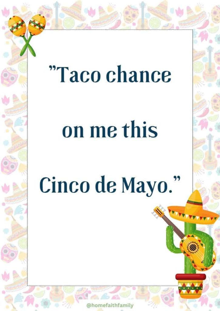 Happy Cinco de Mayo #CincoDeMayo #taco #chance
