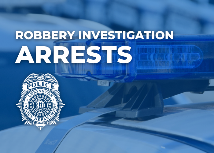 Two people have been charged following a robbery that took place on April 20, 2024. To learn more, visit lexingtonky.gov/news/05-01-202…