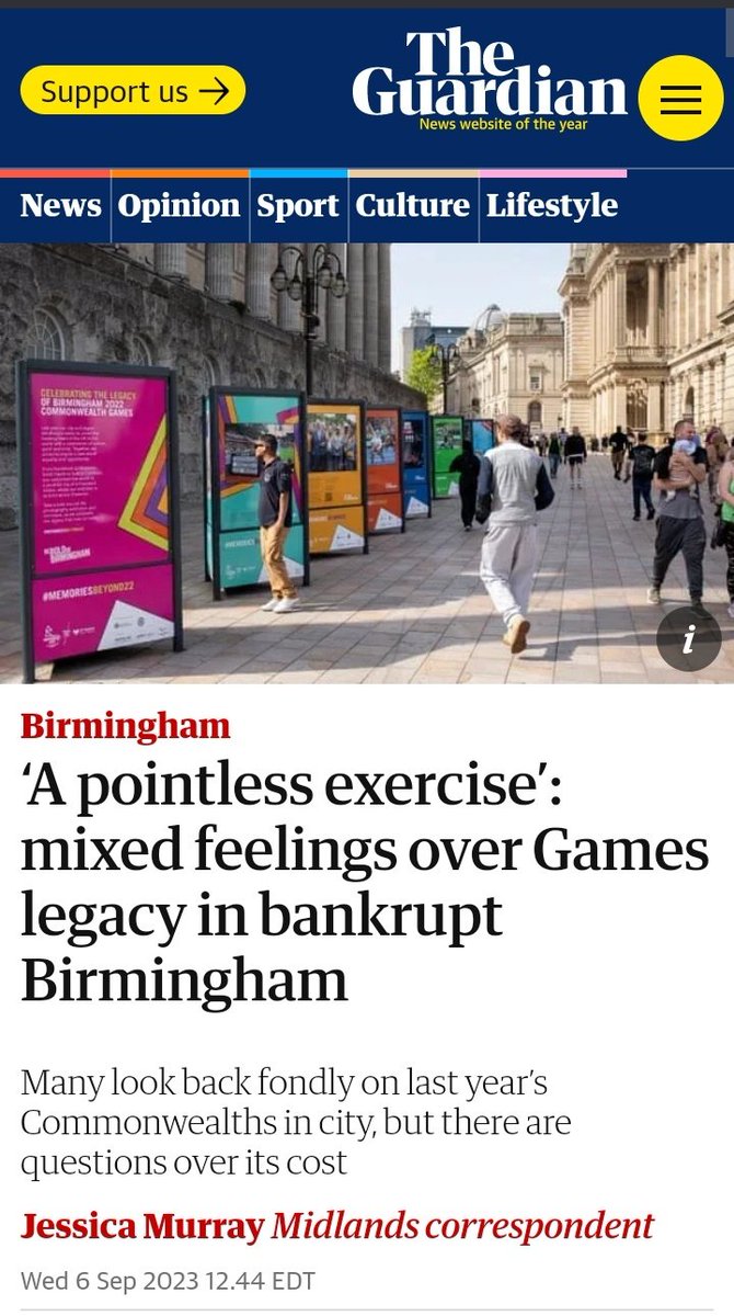 The UK offered Malaysia £100 Million to host the Commonwealth Games but was turned down. The Games still don't have a host as the last host city, Birmingham UK, is now bankrupt.