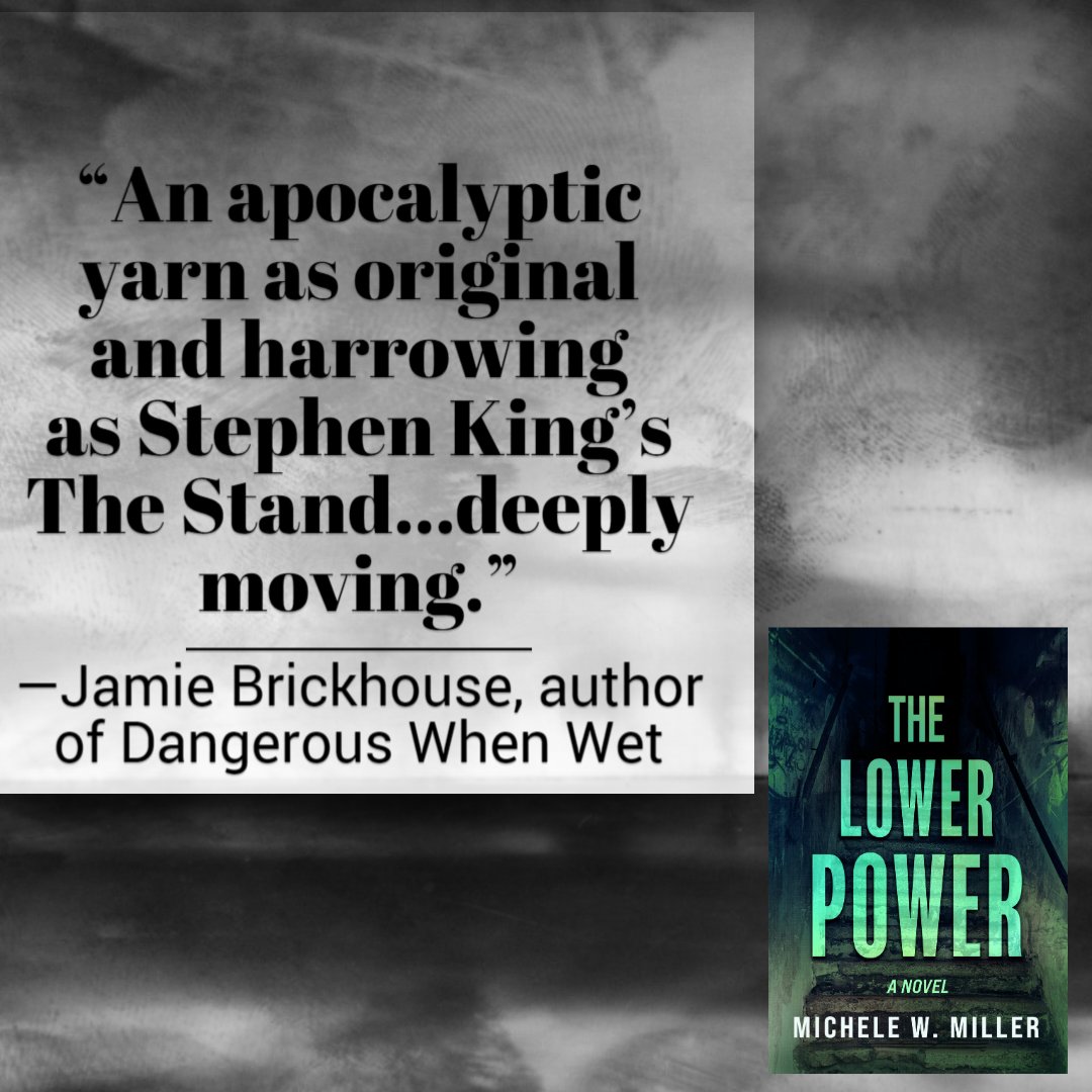 'An apocalyptic yarn as original and harrowing as Stephen King's The Stand...deeply moving.'

THE LOWER POWER is out now! Request it at your #library! Read the reviews: api.ripl.com/s/vsb5kj

#horror #vodoo #paranormalthriller #90snostalgia #thriller #NewBook #SocialHorror