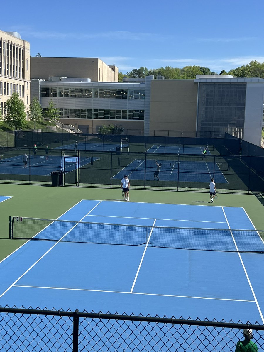 Perfect day for WPIAL Boys Tennis Playoffs!  Go LEBO!!