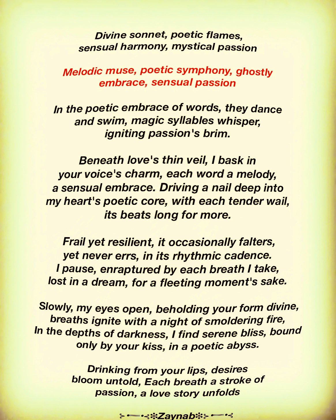 𝑀𝓈 𝒵𝒶𝓎𝓃𝒶𝒷 on X: &ldquo;¨) ¸.•*¨) (¸.•´ (¸.•´ In the poetic 