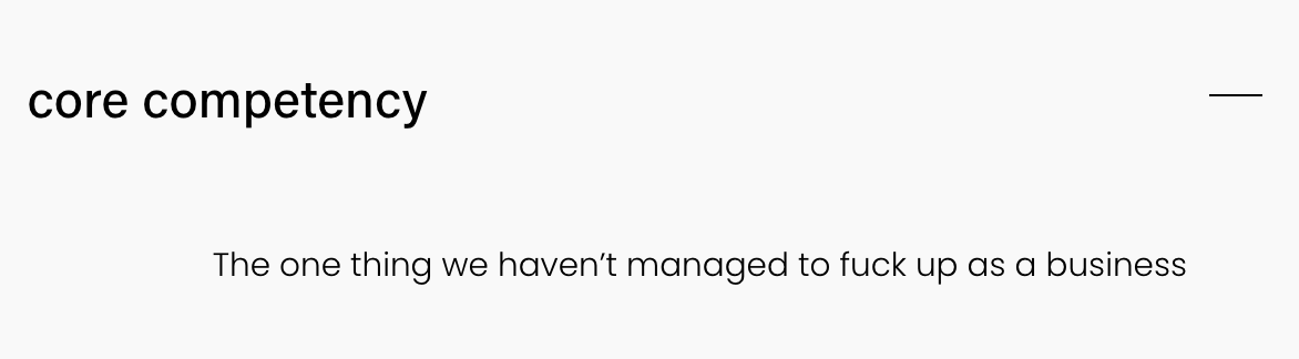 We tossed in a page of old classics while we work on the new design. unsuck-it.com