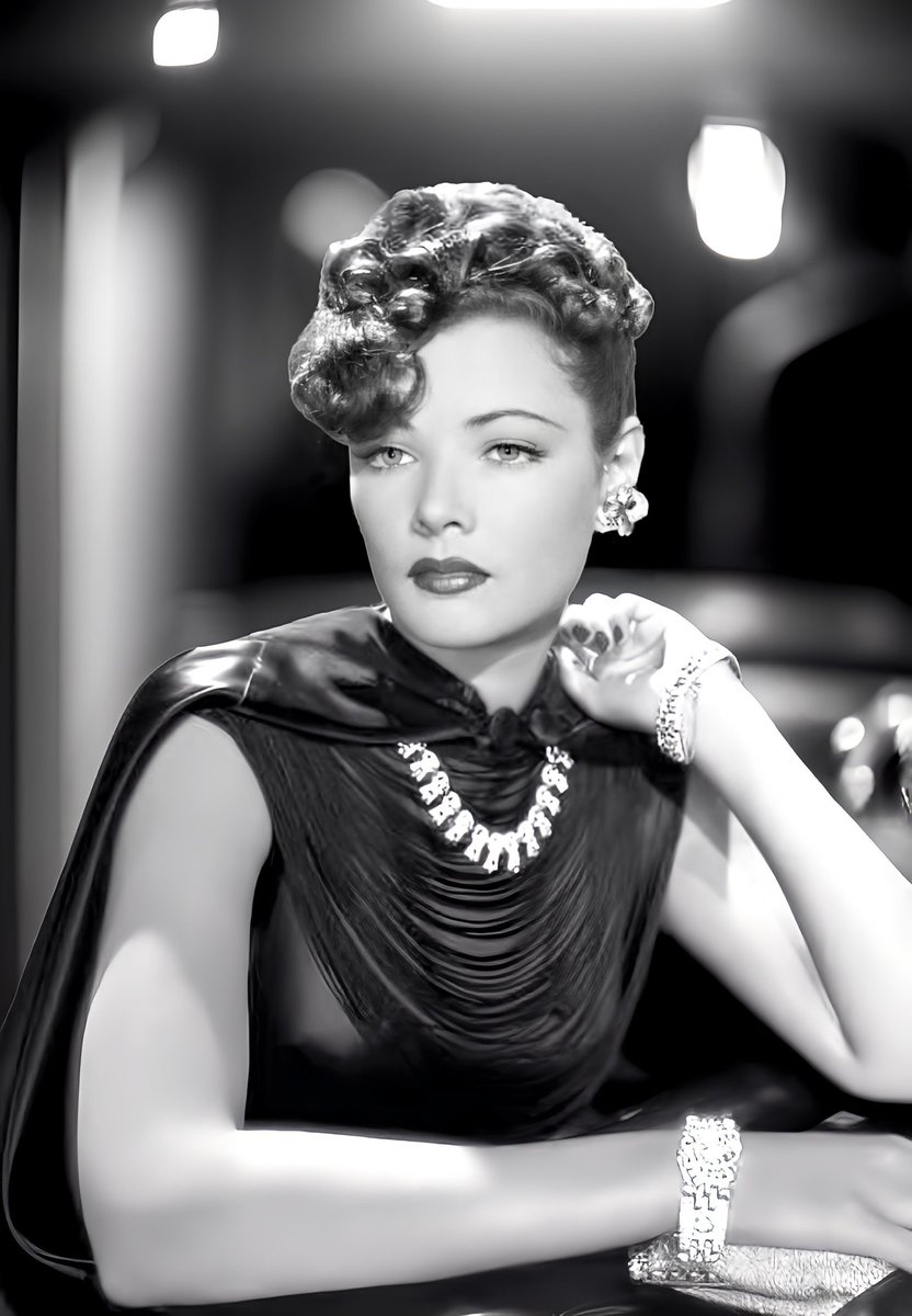 Gorgeous 😍🥰❤️ Gene Tierney #oldhollywood