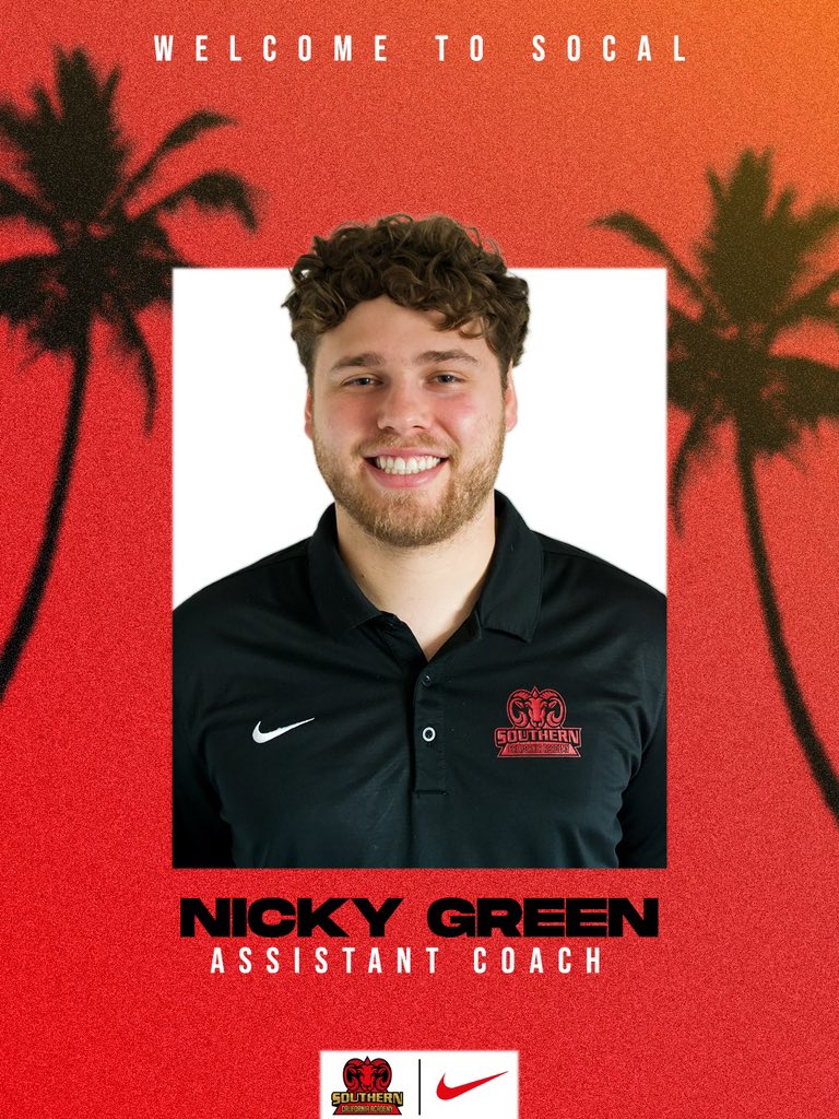 Let’s welcome Coach Nicky Green to our Southern California Academy coaching staff. Will be an assistant coach on our National HS team. @NickyGreen05 #RamThrough 🐏