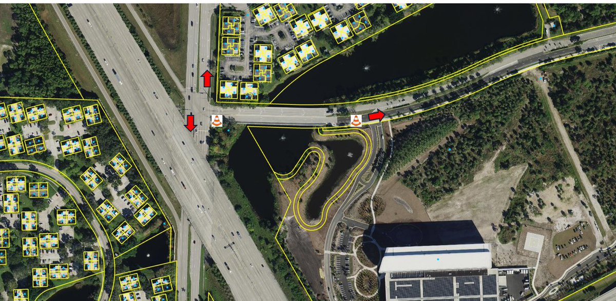 Tomorrow, May 2, the Kyoto Gardens Drive eastbound lanes over the bridge will be closed at Military Trail from 10 a.m. to 2 p.m. The detour will be PGA Boulevard and Hood Road. 3/4