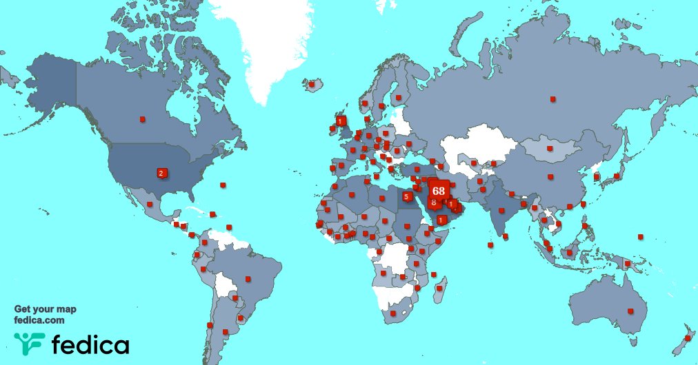 I have 246 new followers from Saudi Arabia 🇸🇦, Kuwait 🇰🇼, UAE 🇦🇪, and more last week. See fedica.com/!NaderAlMansour