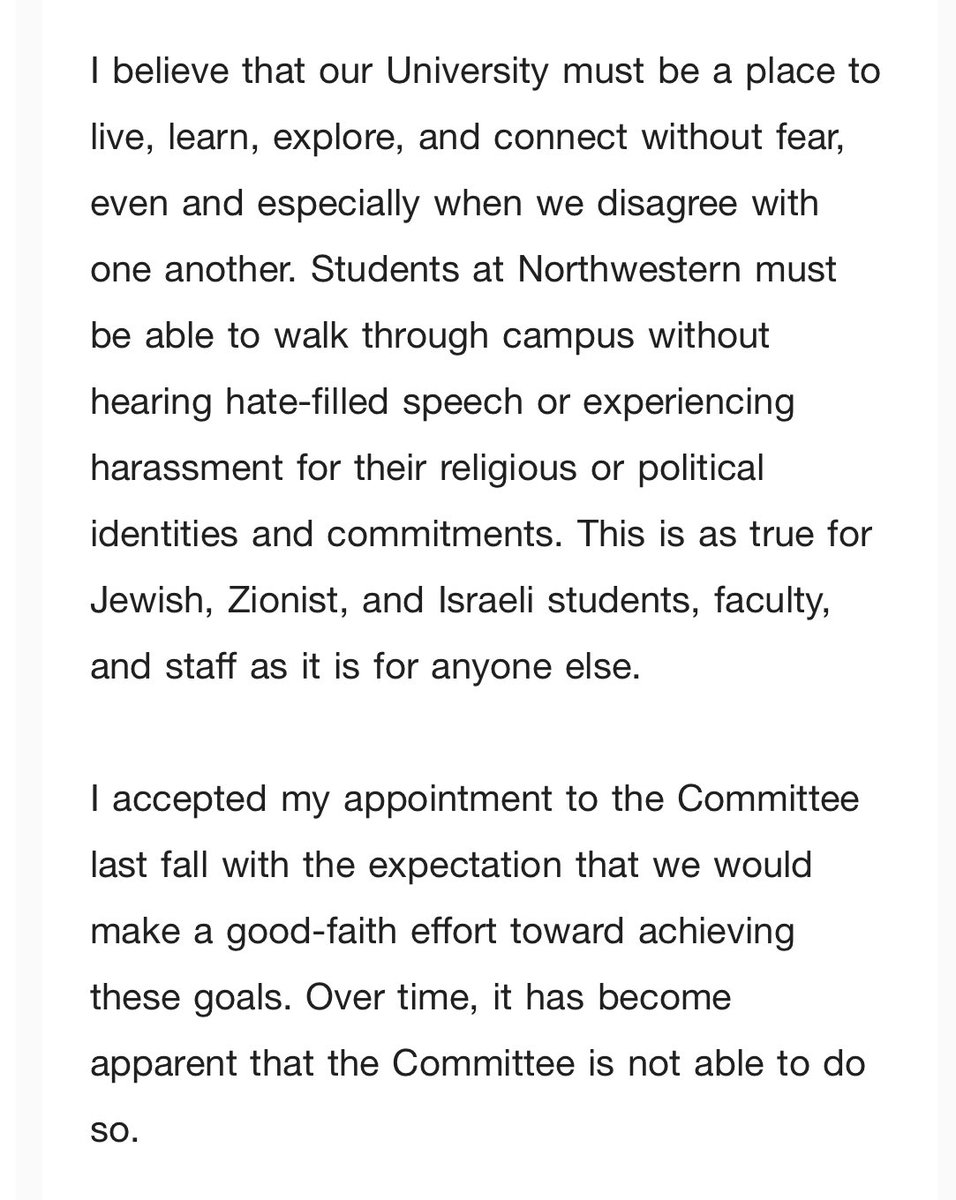 Northwestern Hillel Executive Director Michael Simon explains why he resigned from the University’s Advisory Committee on Preventing Antisemitism and Hate. Seven members of the recently-formed committee resigned earlier today.