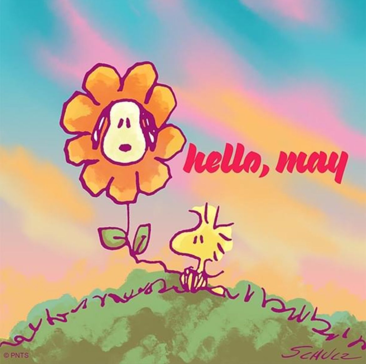 Hello, May! #Peanuts