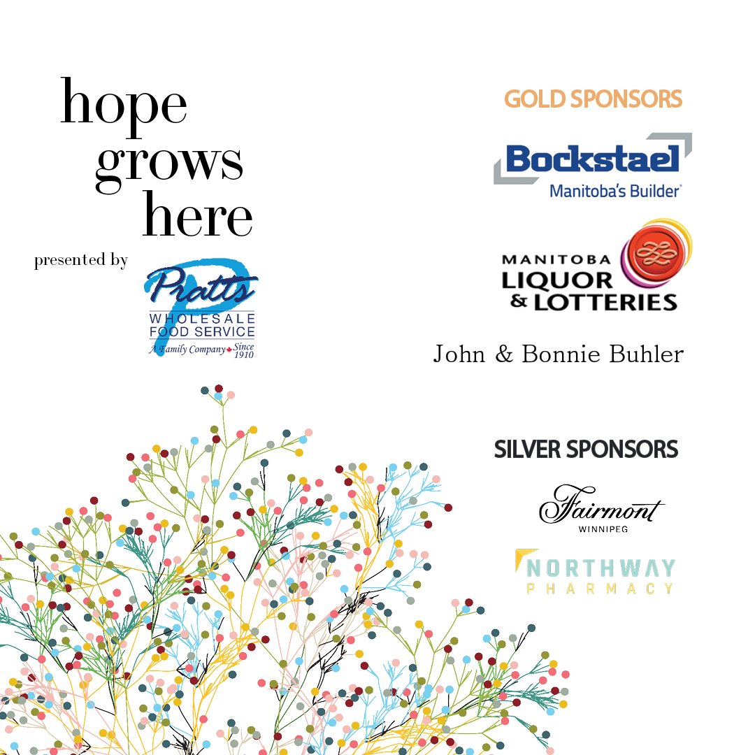A round of applause for our amazing sponsors who are doing their part for the community by supporting our upcoming gala, Hope Grows Here presented by Pratts Wholesale Food Service. 🤍 #MSPBuildingStability #Winnipeg #Manitoba