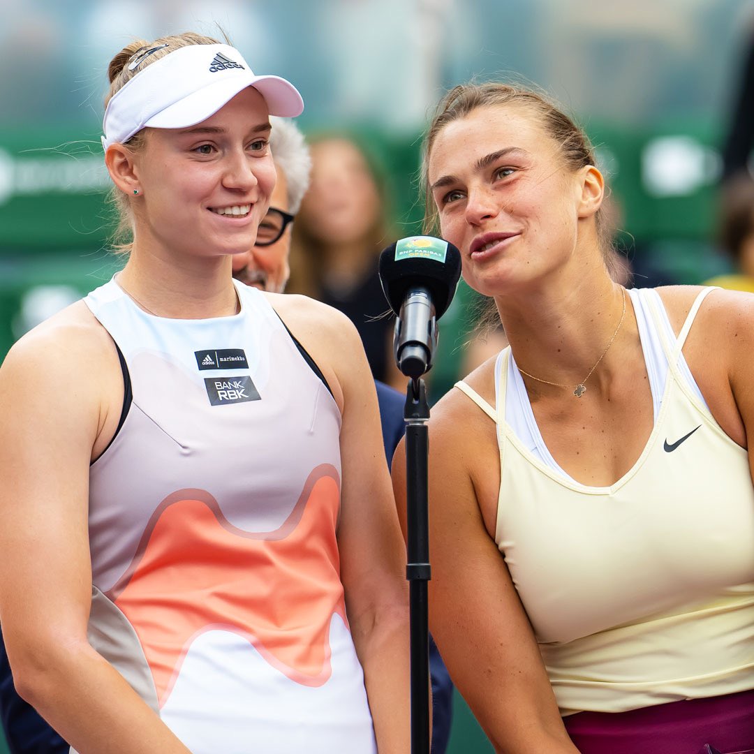 Rivalry Renewed ⚔️ Elena Rybakina & @SabalenkaA will meet for the ninth time in the @MutuaMadridOpen semis! #TennisParadise