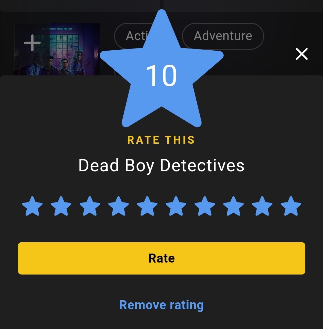 Ok, Ok about time I rated it on IMDB. 😃
#DeadBoyDetectives